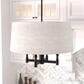 Hunter Briargrove 4-Light Chandelier in Matte Black, , large