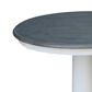 International Concepts Modern Farmhouse Solid Wood Emily 3-Piece Dining Set in White/Heather Gray, , large