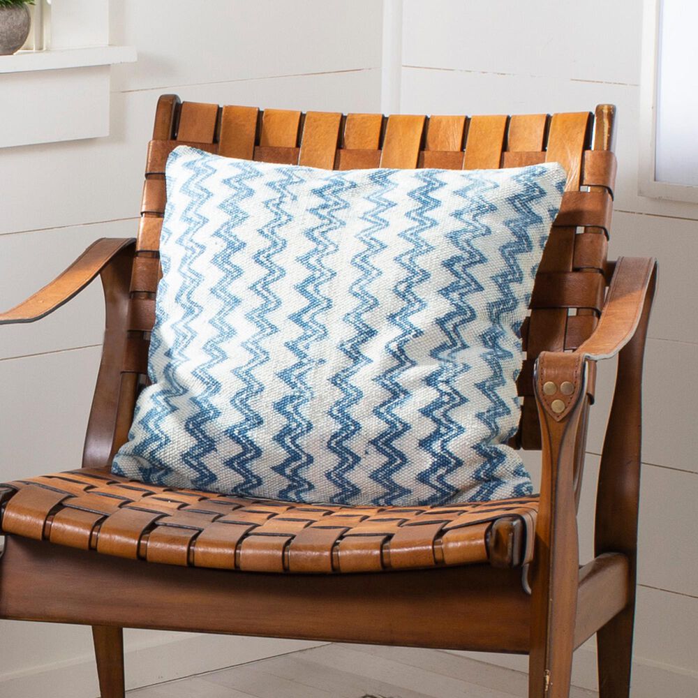 Safavieh Merly 20" Pillow in Indigo, , large