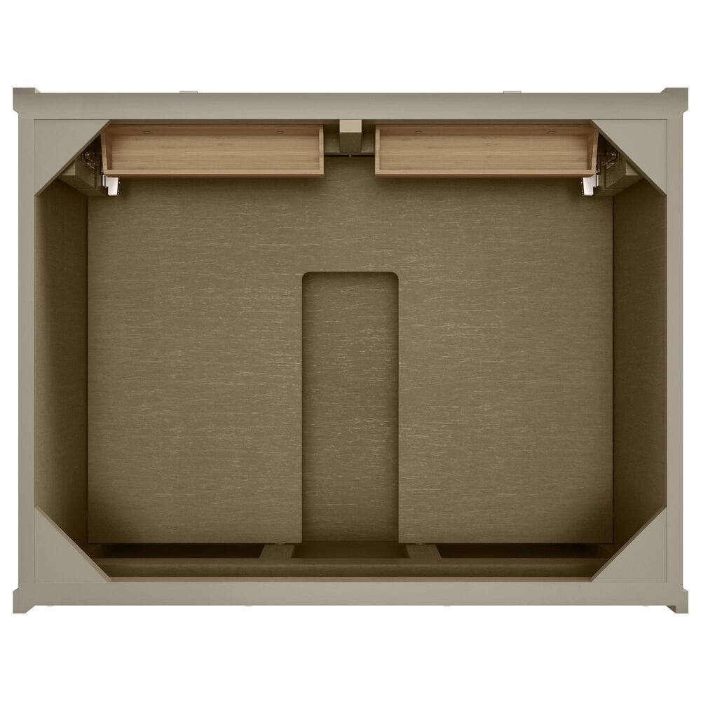 James Martin Vanities Chicago 30" Single Bathroom Vanity in Walnut Whisper with Single Hole 3 cm White Zeus Quartz Top and Rectangular Sink, , large