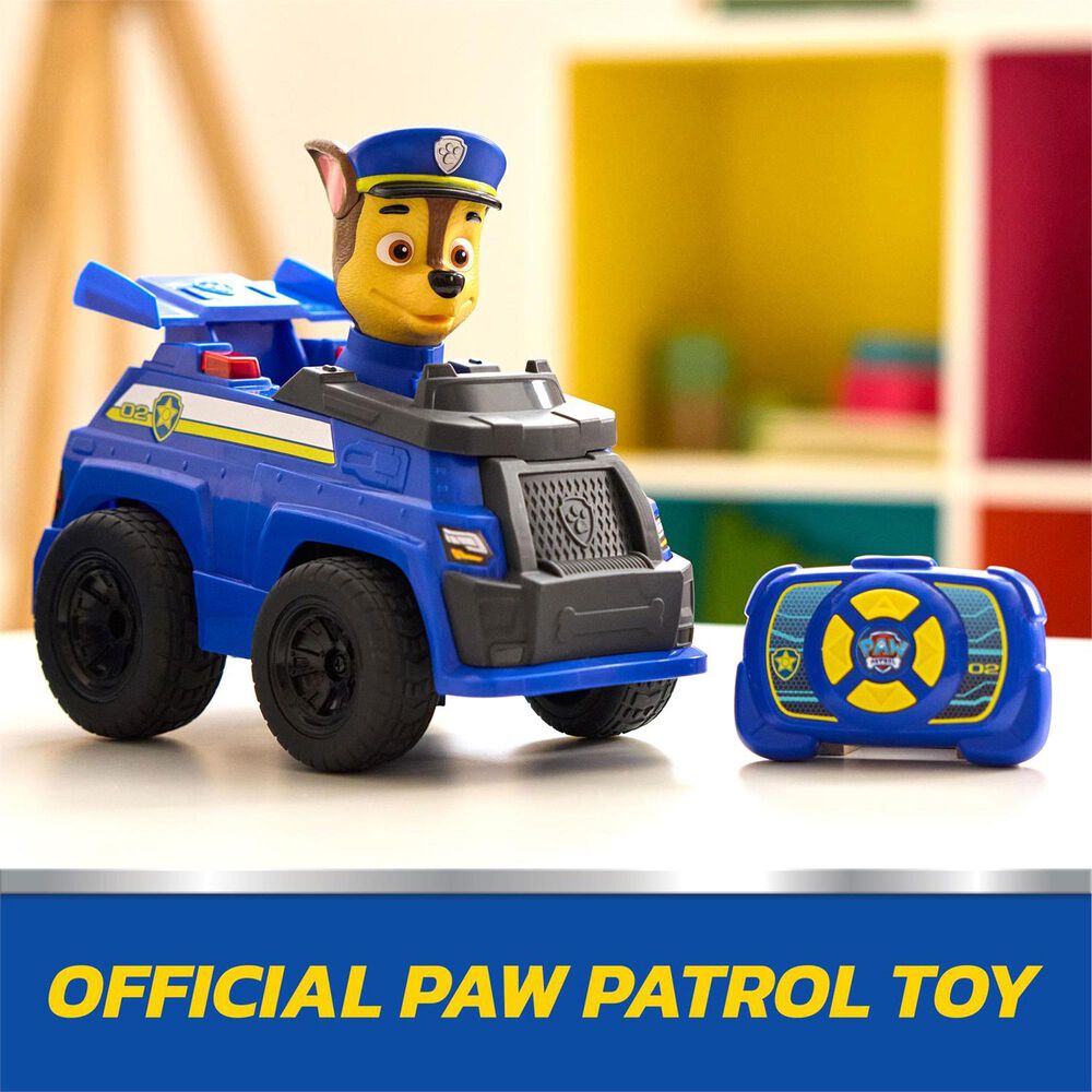 PAW Patrol Chase RC Action Cruiser Vehicle with Remote Controller, , large