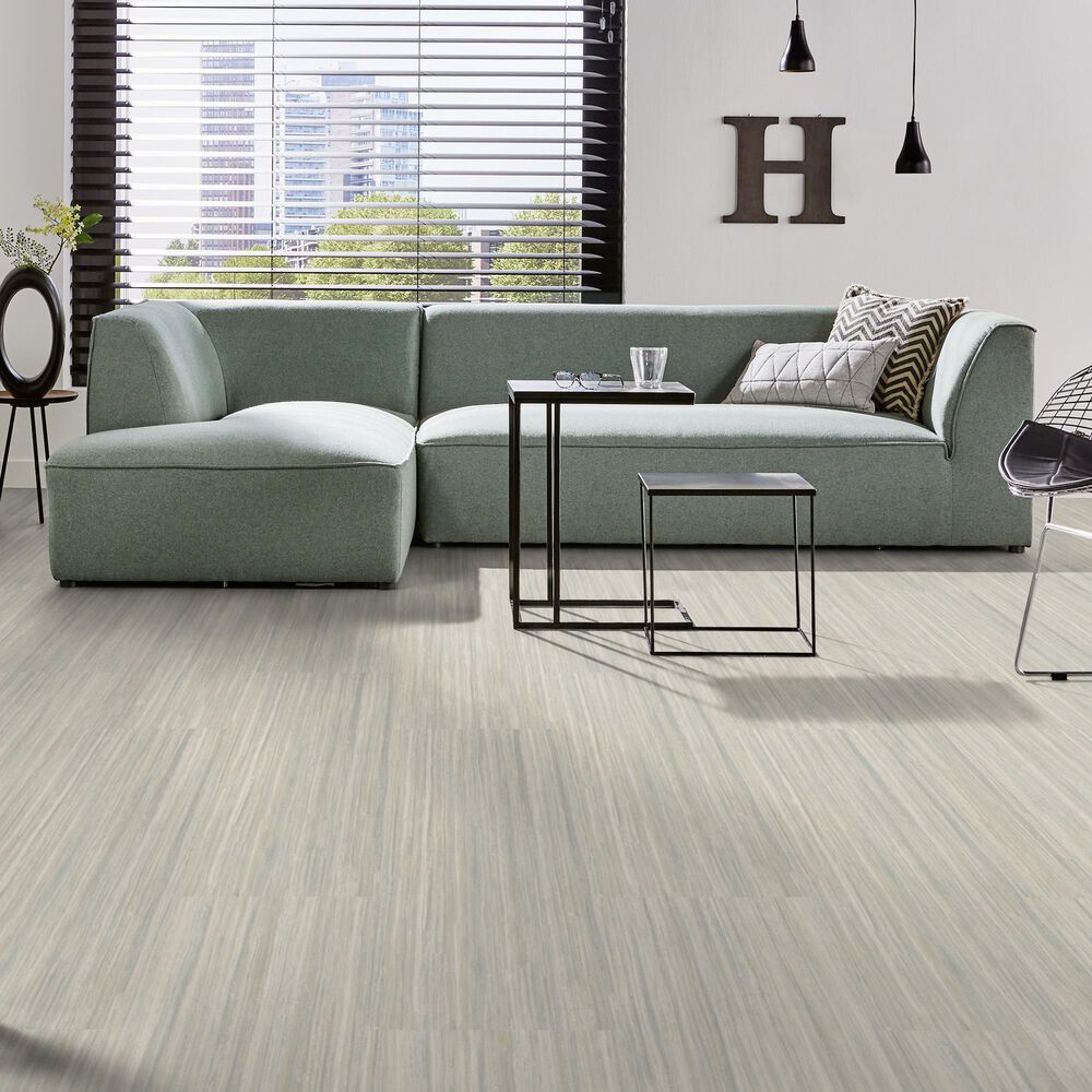 Forbo Marmoleum Cinch Loc Seal 12&quot; x 36&quot; Laminate Tile in Bleached Gold, , large