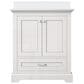 Lexora Home Dukes 30" Single Bathroom Vanity in White with 2 cm White Cultured Marble Top and Rectangular Sink, , large