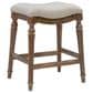 Linon Home Decor Hayes Counter Stool in Hazelnut Brown, , large