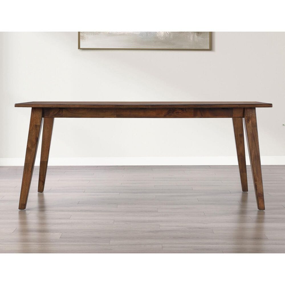 Steve Silver Canton 72&quot; Rectangular Dining Table in Brown Cherry - Table Only, , large
