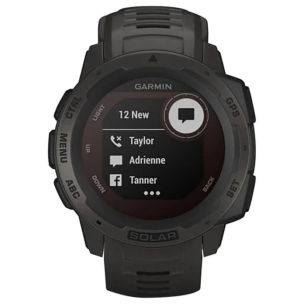 Garmin Instinct Solar  Standard Edition in Graphite, , large