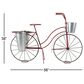 Maple and Jade Vintage Plantstand in Red and Silver, , large