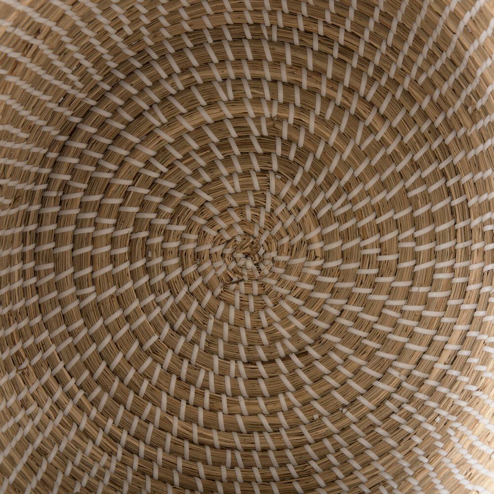 Mercana Olivia Basket with Lid and Handles in Beige (Set of 3), , large