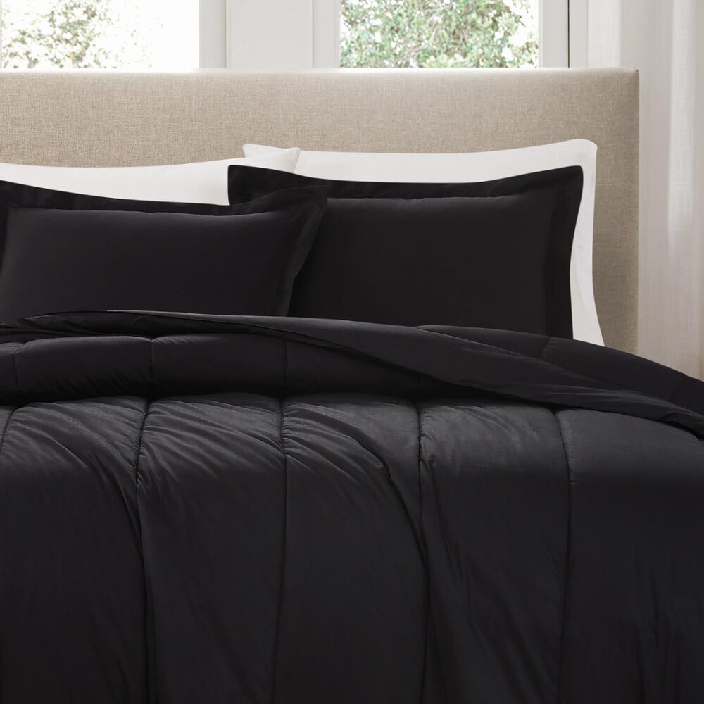 Pem America 3-Piece Full/Queen Comforter Set in Black, , large