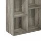 HOMLUX 7-Cube Reversible Open Shelf Storage Bookshelf in French Oak, , large