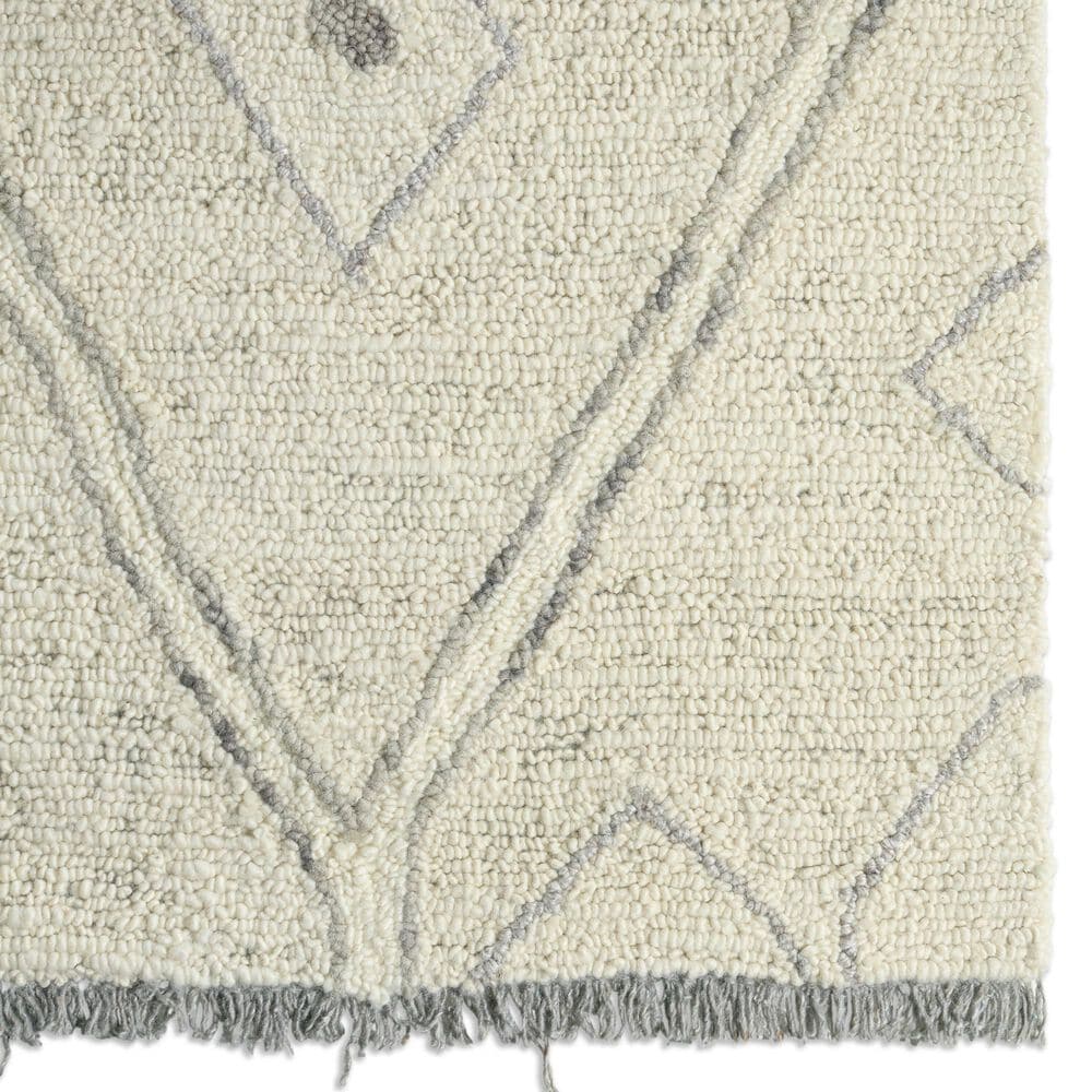 Jaipur Hadi Ismael White 10' x 14' Area Rug, , large