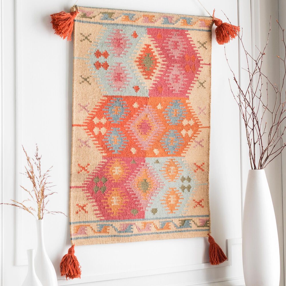 Surya Inc Adia Wall Hanging in Orange, , large