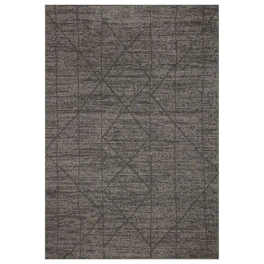 Loloi II Kamala 2"7" x 8" Charcoal and Ivory Runner, , large