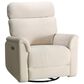 Appleseed Alden Power Swivel Glider Recliner in Oatmeal, , large