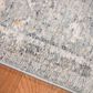 Amer Rugs Fairmont 10"3" x 14"3" Silver and Orange Area Rug, , large