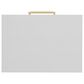 Linon Home Decor Gloria 2-Drawer Nightstand in White and Gold, , large