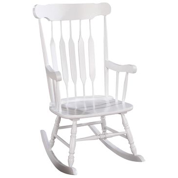 Pacific Landing Rocking Chair in White, , large