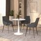 Leisuremod Bristol 27" Round Dining Table with MDF Top in White - Table Only, , large