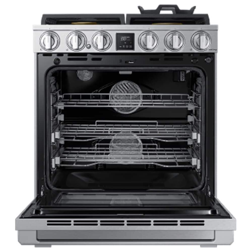 Dacor 30&quot; Professional Dual Fuel Range in Silver Stainless Steel, , large