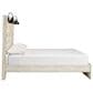 Ashley Cambeck 4 Piece Queen Panel Bedroom Set in Whitewash with Lighting, , large