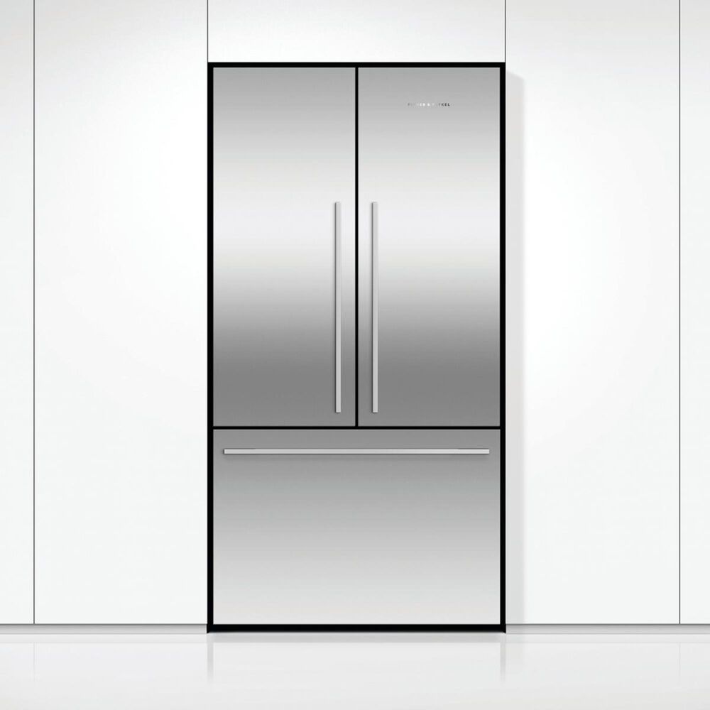 Fisher &amp; Paykel 20.1 Cu. Ft. Counter Depth French Door Refrigerator In EZKleen Stainless Steel, , large