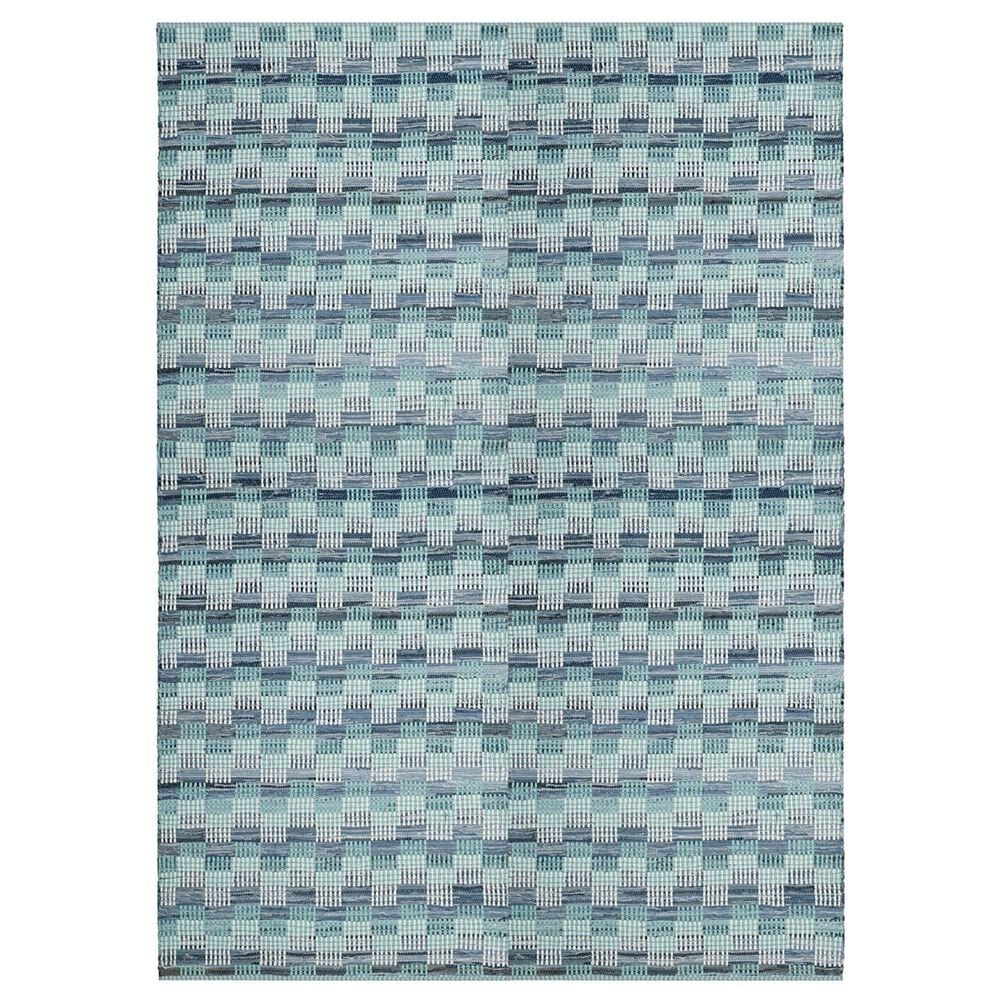 Safavieh Montauk Geometric 8" x 10" Turquoise and Multicolor Area Rug, , large