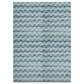 Safavieh Montauk Geometric 8" x 10" Turquoise and Multicolor Area Rug, , large