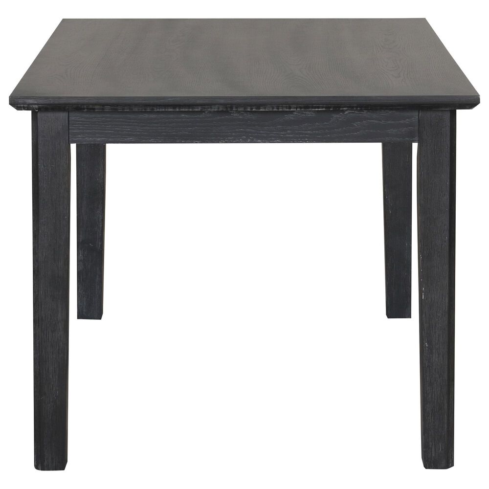 New Heritage Design Sable Crest 5-Piece Rectangular Dining Set in Sable Black, , large