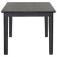 New Heritage Design Sable Crest 5-Piece Rectangular Dining Set in Sable Black, , large
