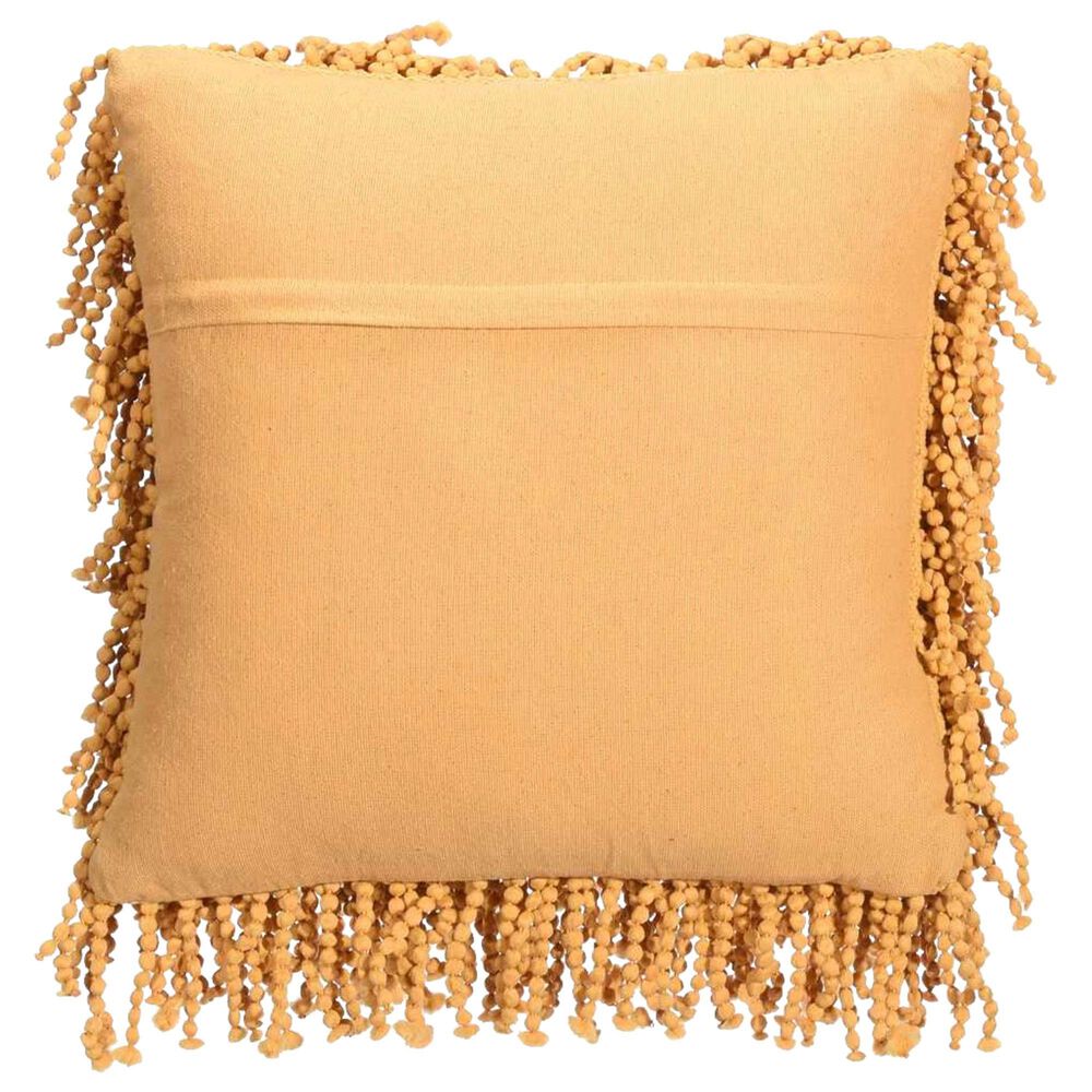 Nourison Shag 20&quot; x 20&quot; Throw Pillow in Yellow, , large