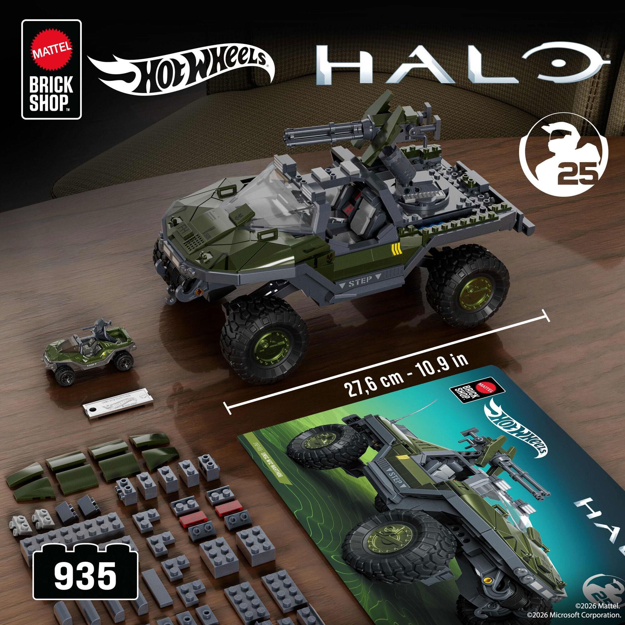 Hot Wheels Halo Warthog Building Toy Kit