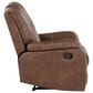 Steve Silver Katrine Manual Recliner in Chestnut Brown, , large
