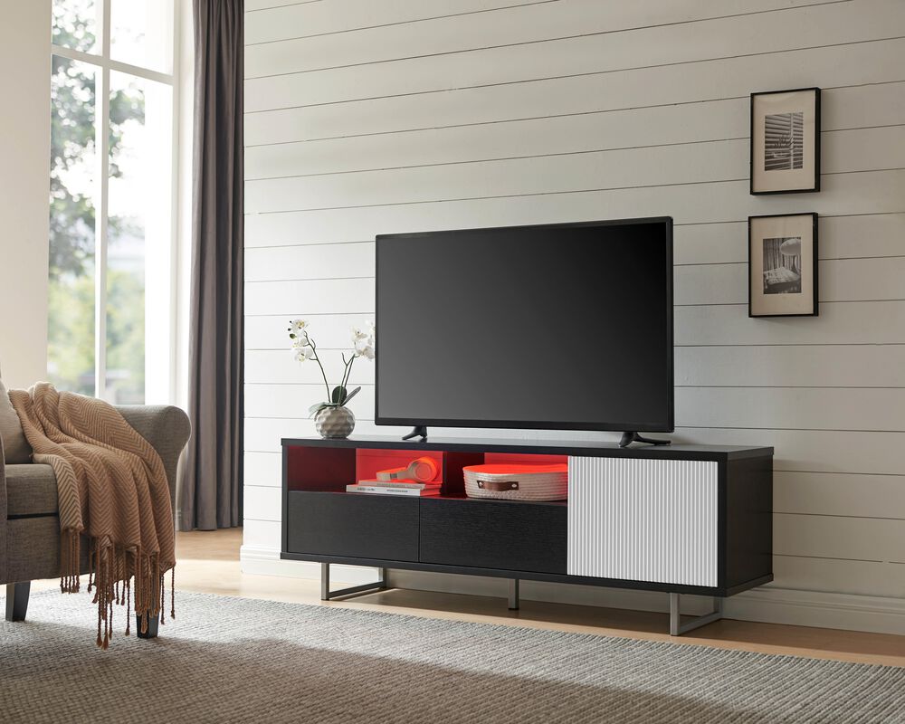 Global Movement TV Stand in Light Maple, , large