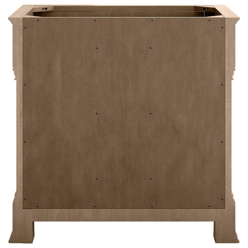 James Martin Vanities Brookfield 36&quot; Single Bathroom Vanity in Pecan with Single Hole 3 cm White Zeus Quartz Top and Rectangular Sink, , large