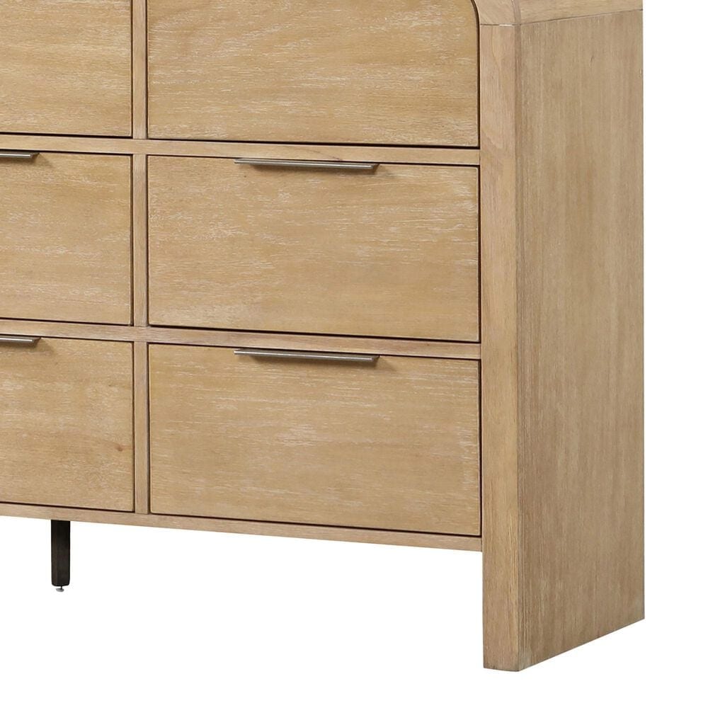 Furniture of America Hayes 9-Drawer Dresser and Mirror in Natural, , large