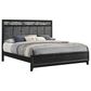 New Heritage Design Obsidian 4-Piece King Bedroom Set in Black, , large