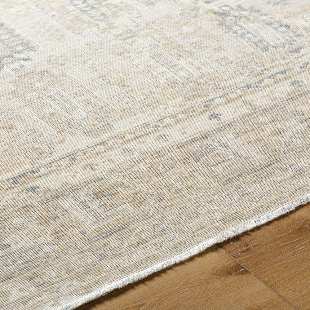 Surya Once Upon a Time Ivory, Tan, Light Gray, Medium Gray and Gray 2&#39;11&quot; x 9&#39;10&quot; Runner, , large