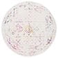 Safavieh Tulum  6"7" Round  Fuchsia Area Rug, , large