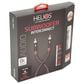 Helios 3-Piece Powermax 8 AC Outlet Surge Protector and 50" 14-Gauge Speaker Wire with Black Series 16" Subwoofer Cable in Black, , large