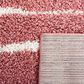 Safavieh Venus Shag VNS603U 5"3" x 7"6" Pink and Ivory Area Rug, , large