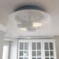 Hunter Hartland 2-Light Flush Mount in Indigo Blue, , large