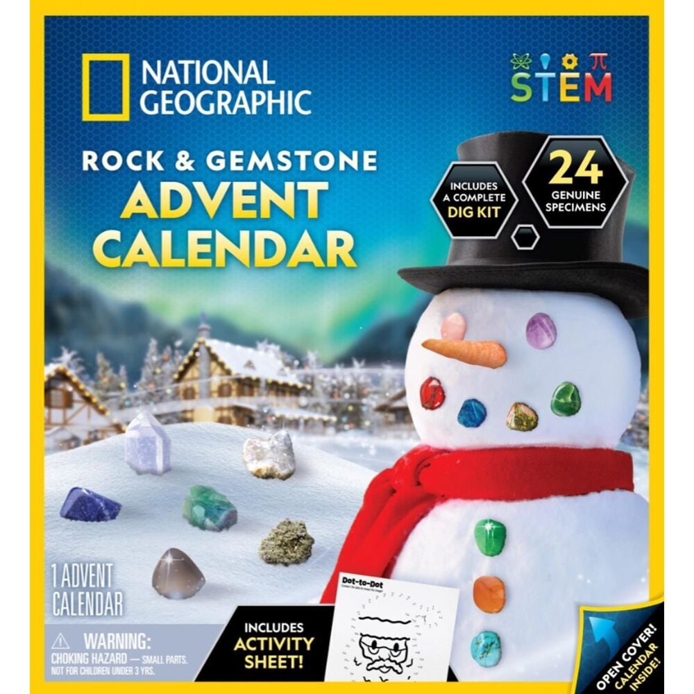 National Geographic Rocks and Gemstones Advent Calendar, , large