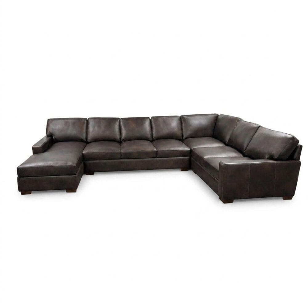 Marlowe Home 4-Piece Stationary Right Facing Sectional in Pancho Walnut, , large