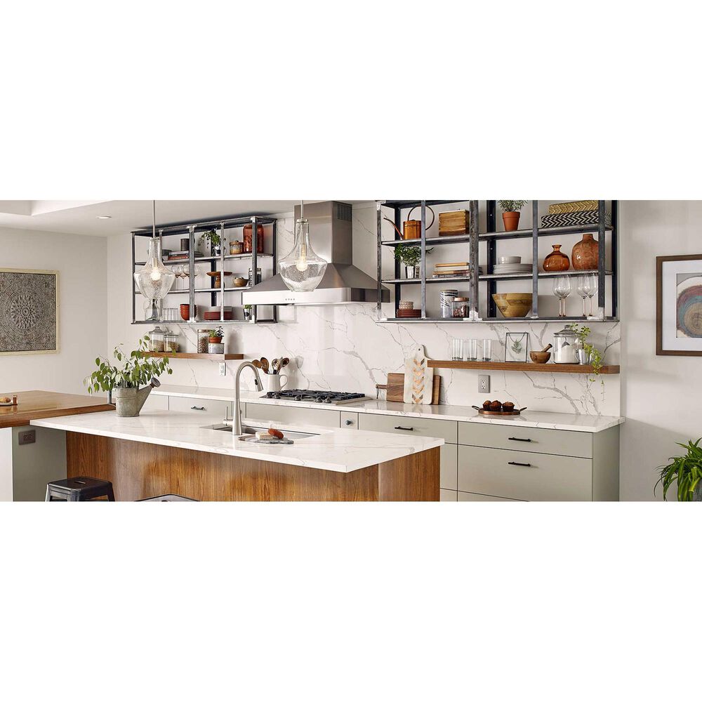 NFM Custom Countertops Calacatta Laza 3cm Quartz Countertop, , large
