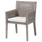Baxton Studio Karis Arm Chair in French Grey, , large