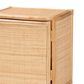 Baxton Studio Kiara 2-Shelf Nightstand in Natural, , large