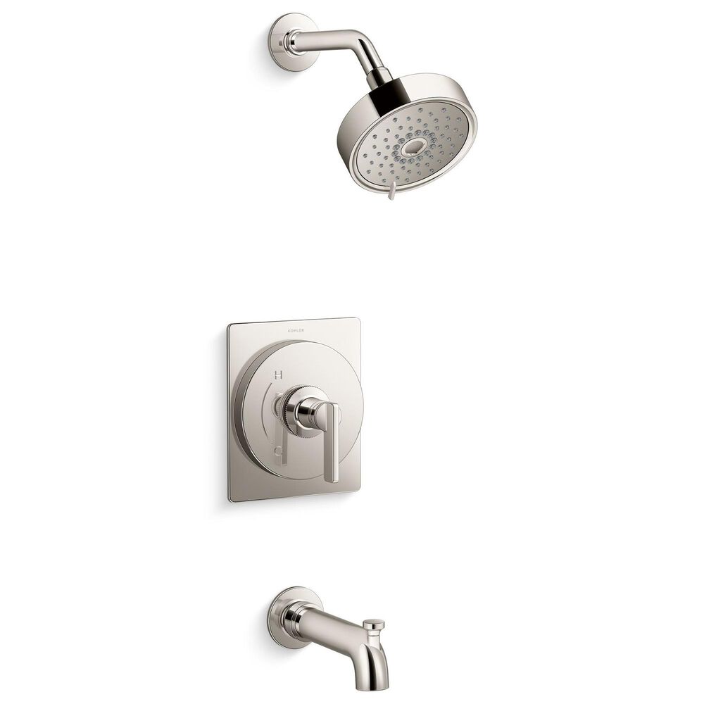 Kohler Castia Rite-Temp Bath and Shower Faucet Trim Kit with 2.5 gpm in Vibrant Polished Nickel, , large