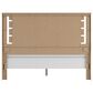 Ashley Brozmont King Panel Bed with Two Nightstands in Natural Brown, , large