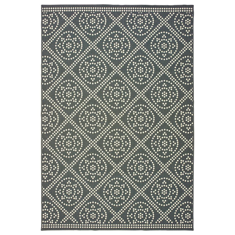 Oriental Weavers Marina 3969L 1"9" x 3"9" Grey and Ivory Area Rug, , large