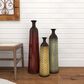 Maple and Jade Chevron Vase in Red, Grey and Yellow (Set of 3), , large